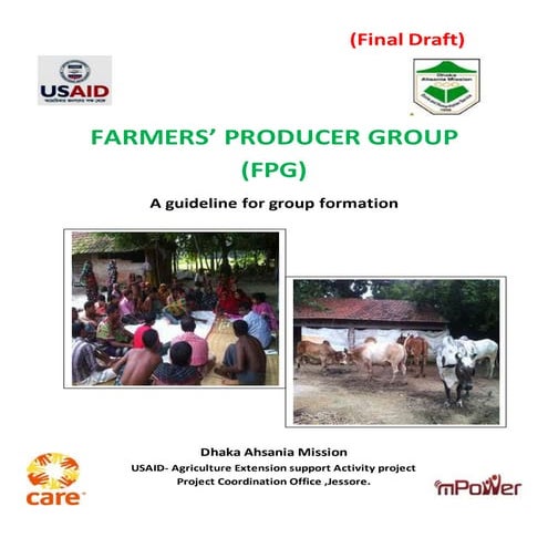 Final draft of Producer Group guideline 2013