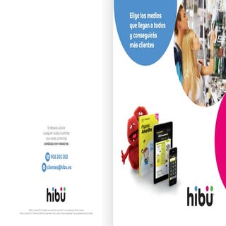 Folder multiproducto hibu 2013