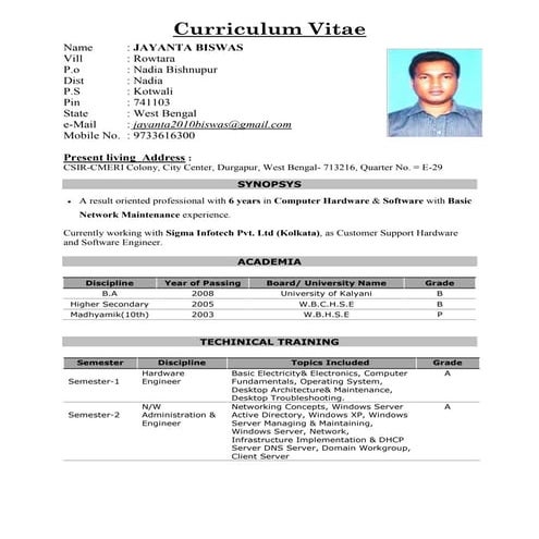 VINAY CV | DOC