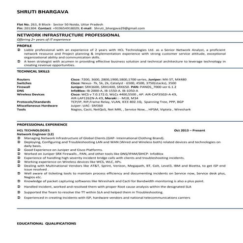 Handshake resume | DOCX