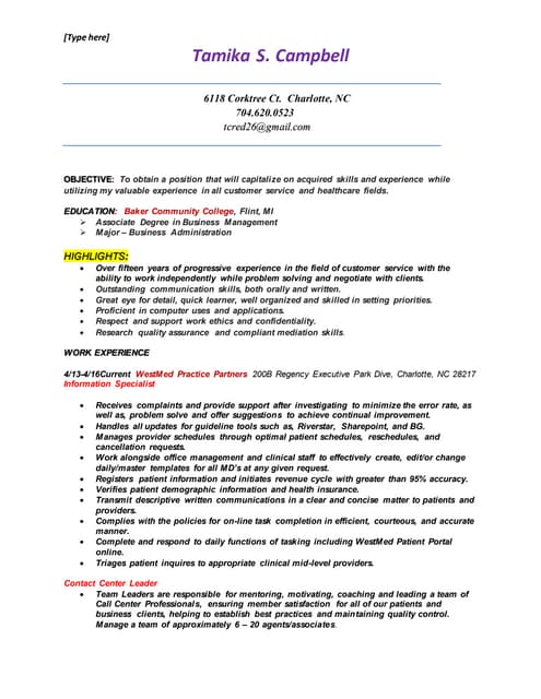 Tamika Campbell Resume 3 - B28f5ef8 Cd7e 4abb A7c5 839efb4a5973 160412062201 Thumbnail 