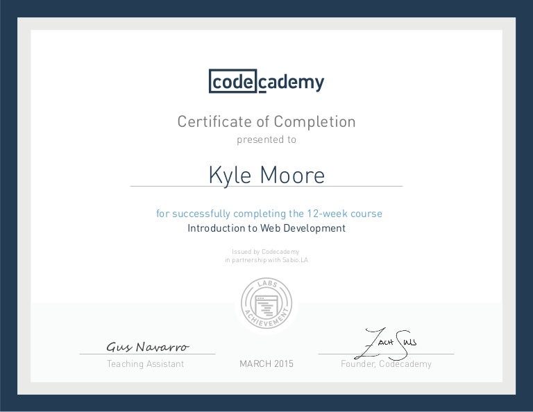 Codecademy Pro Certificate Isupercoder
