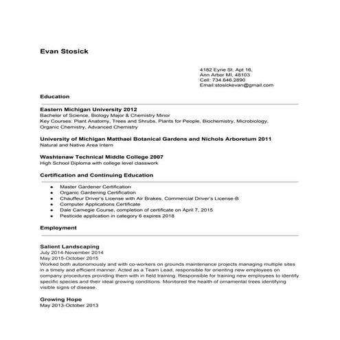 EvanStosickResume2016