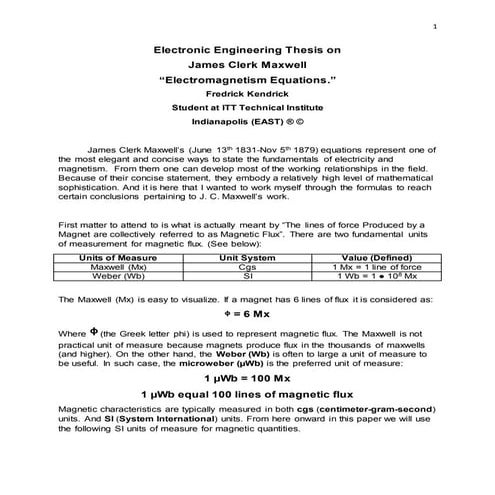 Maxwell Equations (2)