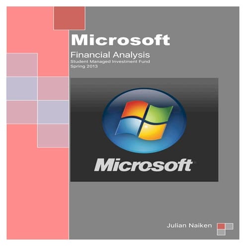 Microsoft Company Analysis