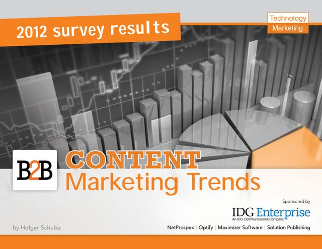 B2B Content Marketing Trends Report