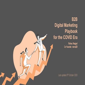 B2B Digital Marketing Playbook for the COVID Era
