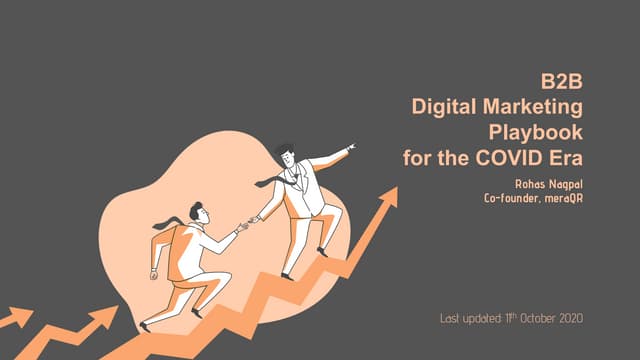 B2B Digital Marketing Playbook for the COVID Era