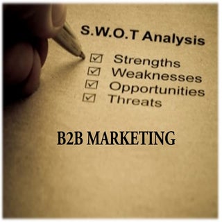 B2B MARKET - SWOT ANALYSIS