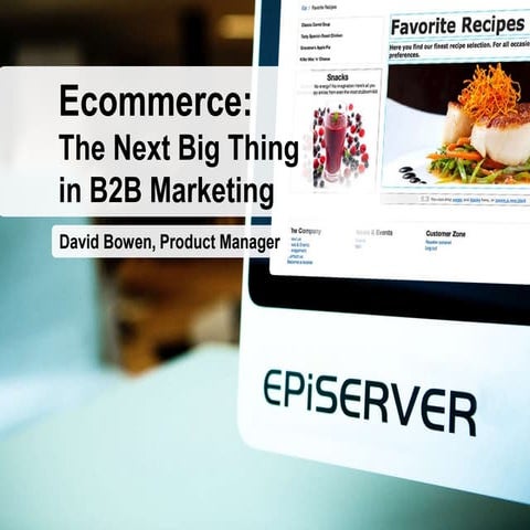 Ecommerce: The Next Big Thing in B2B Marketing