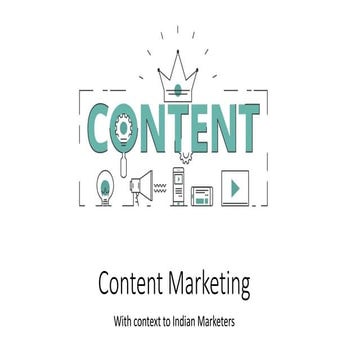 B2B content marketing - Indian context