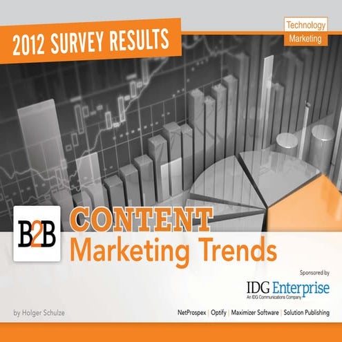 B2B Content Marketing Trend 2012-13
