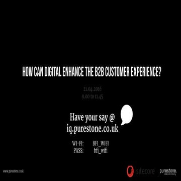 How well do you really know your customer? B2B Persona Definition. 