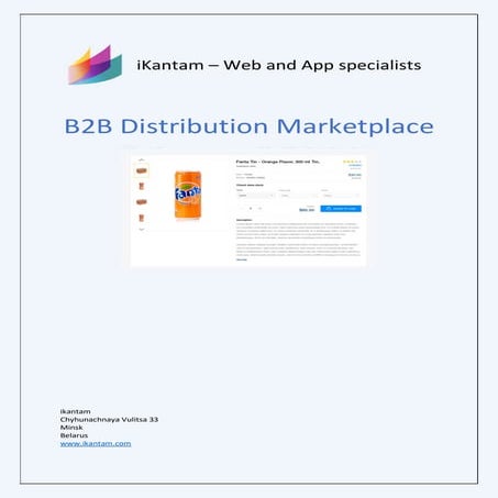 B2B Distribution Marketplace