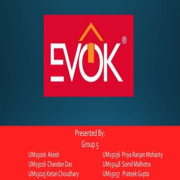 EVOK | Furniture Industry | New Product Design