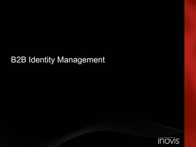 B2B Identity Management