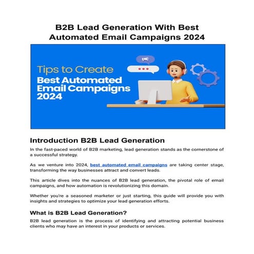 B2B Lead Generation With Best Automated Email Campaigns 2024.pdf