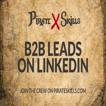 B2B Leads on LinkedIn | by Pirate Skills | with Laura Mauersberger and Ben Su...