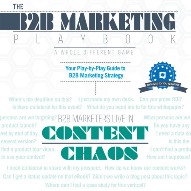 The B2B Marketing Playbook