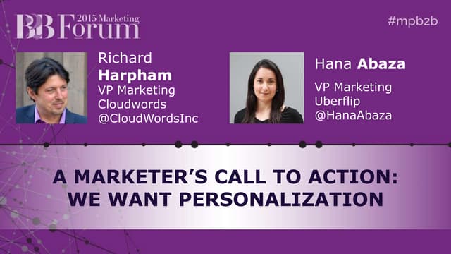 A Marketer's Call to Action: We Wan...