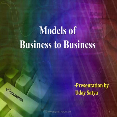 B2B models by satya