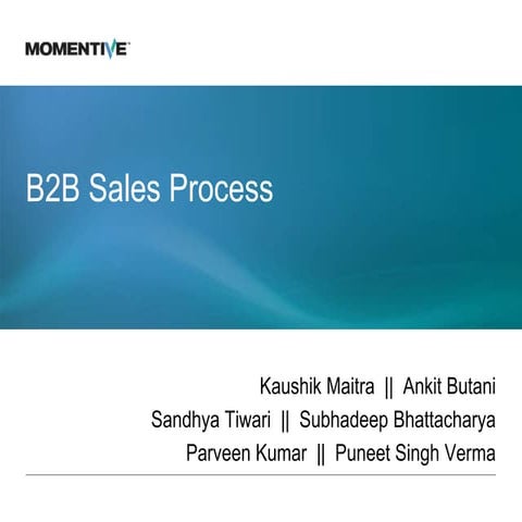B2B Marketing in Momentive