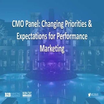 CMO Panel: Shifting Priorities For B2B Brands