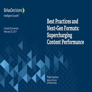 Best Practices And Next Gen Formats: Supercharging Web Content Performance