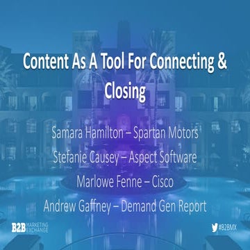 Content As A Tool For Connecting & Closing