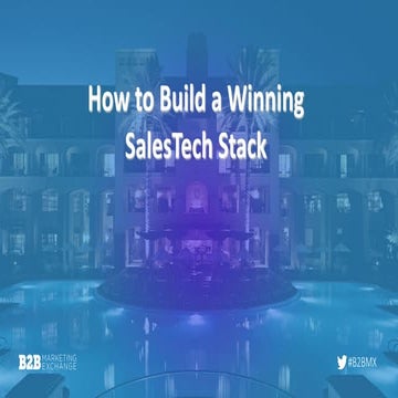 How To Build A Winning Sales Stack