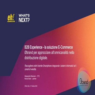 B2B Omnichannel Experience – Digital Showroom promuovere prodotti e collezion...