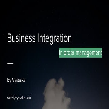B2B order management