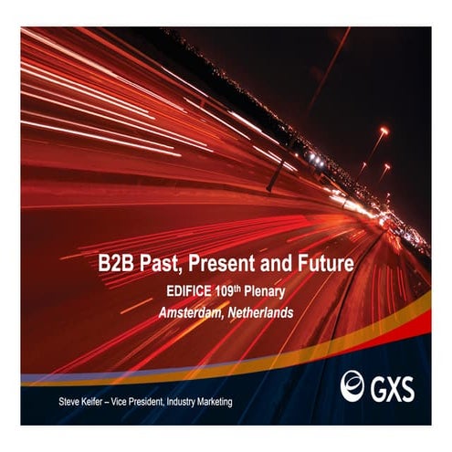 B2B Past, Present and Future