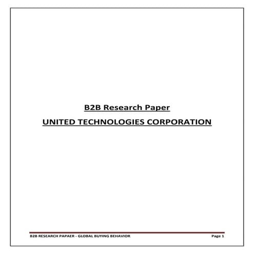 United Technologies: Pioneering Innovation and Shaping the Future of ...