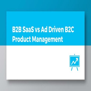 B2B vs. B2C product management | PPTX