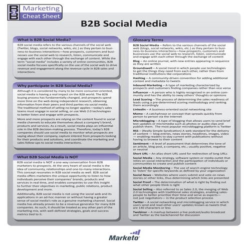 B2 b social media
