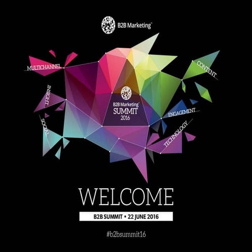 B2B Summit 2016 - Technology industry 