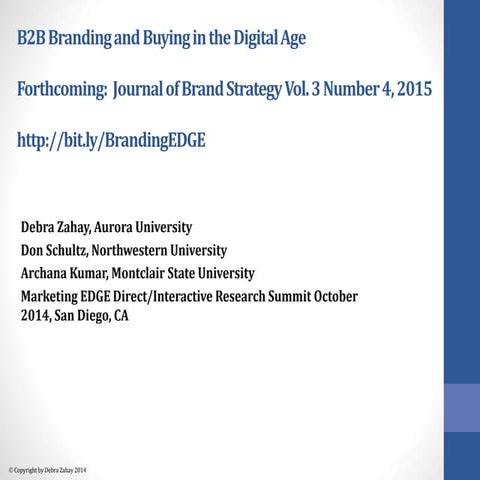 B2B Branding and Buying in the Digital Age