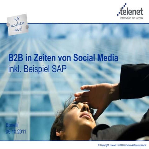 B2B in Zeiten von Social Media - Praxis & Zahlen