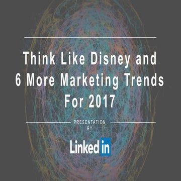 Jon Lombardo - 	The Future of B2B Marketing: Think Like Disney and 6 Other Tr...