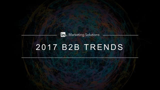 2017 B2B Trends