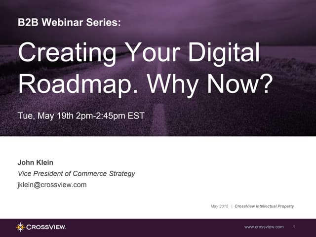 B2B Webinar: Creating Your Digital ...