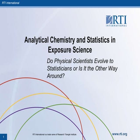 Analytical Chemistry and Statistics in Exposure Science