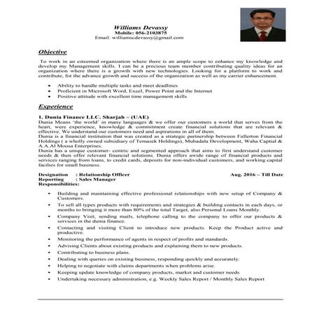 Cv muhammad ali | DOCX