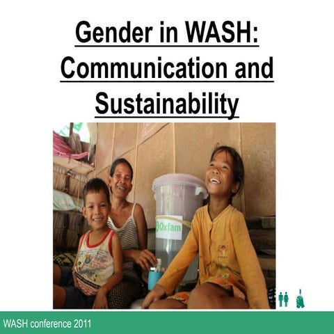 Gender in WASH: Communication and Sustainability