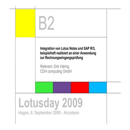 B2  CDH  Lotusday 2009