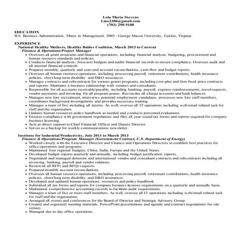 Lola.Stevens_Professional Resume_Dec 2014 | DOCX
