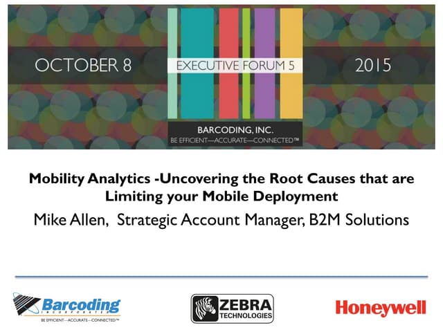 Mobility Analytics — Uncovering the Root Causes that are Limiting Your Mobile...