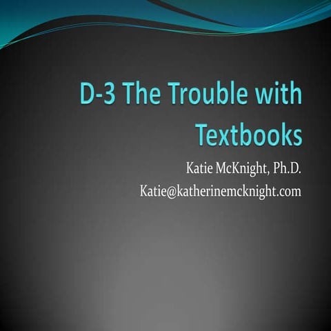 B 2 trouble with textbooks