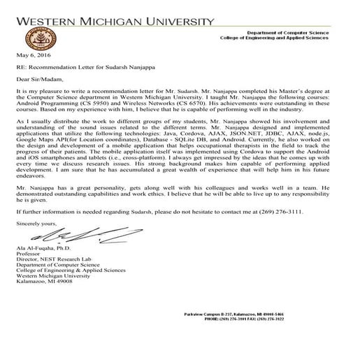 Sudarsh-Nanjappa-Reference-Letter-Ala-WMU